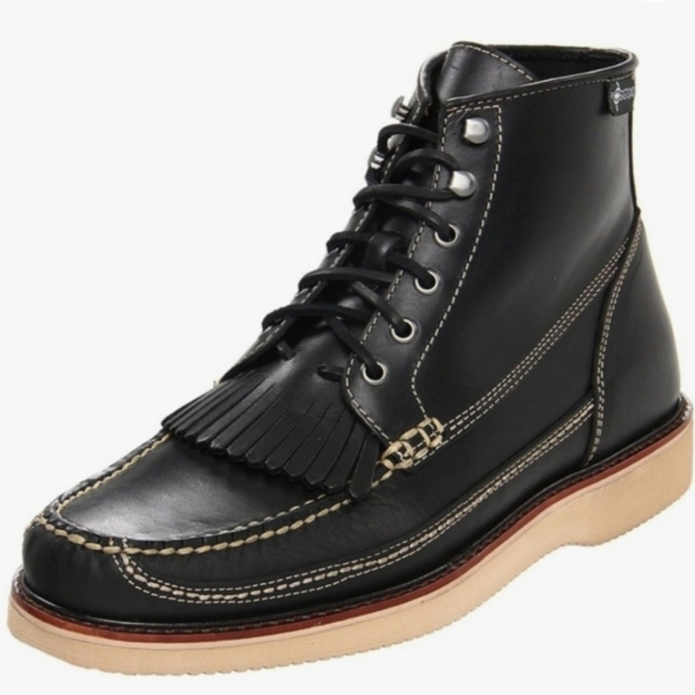 Eastland Men's Black Belgrade 1955 Collection Leather Shoes Size 12 - Picture 2 of 6